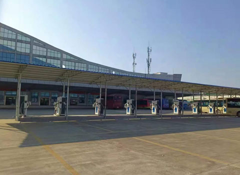 广西贺州富川汽车充电站120kw160kw充电桩项目案例